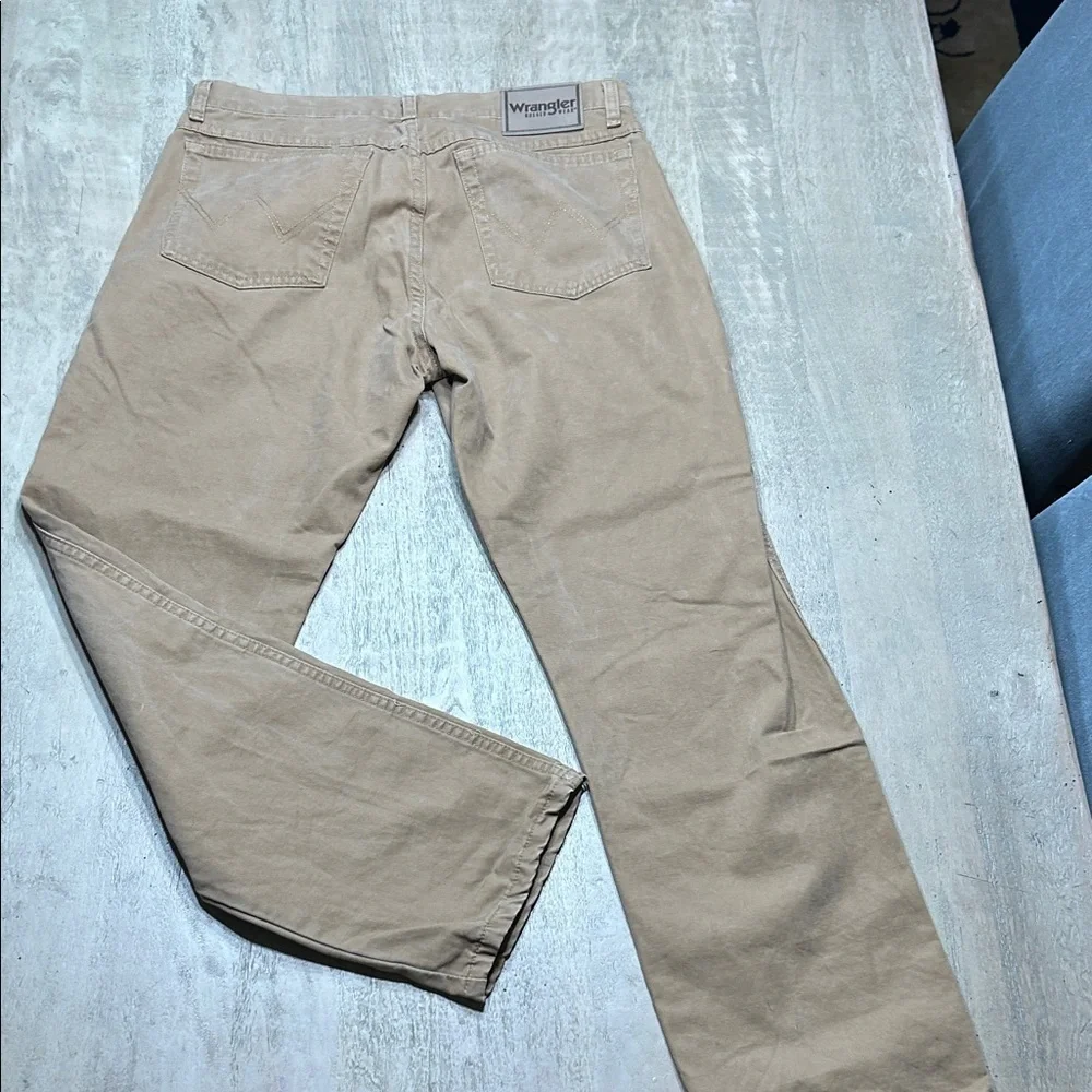 Wrangler Brown Casual Pants 33x30 - Picture 6 of 6
